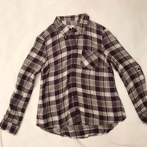 Style & Co Hally Plaid Overshirt